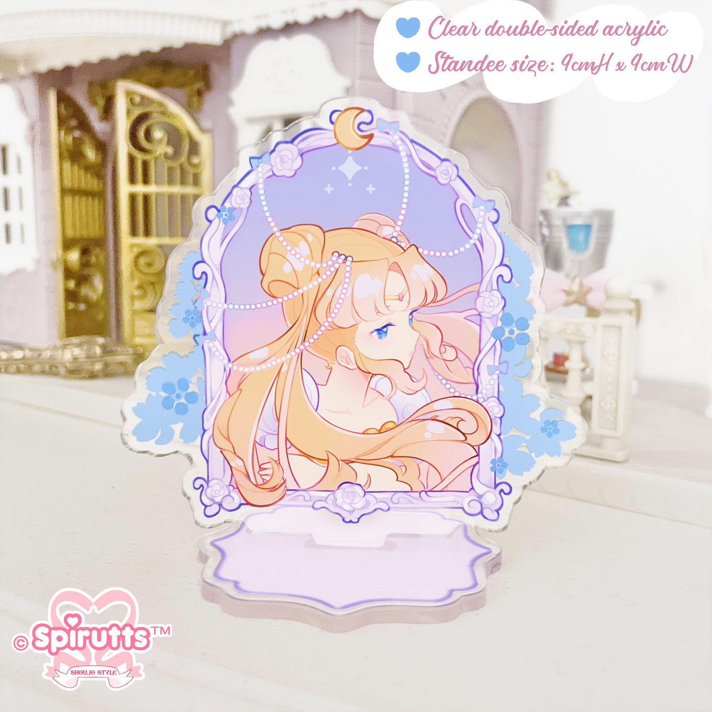 ACRYLIC FIGURE ! - Moon Princess - double-sided acrylic standee + base