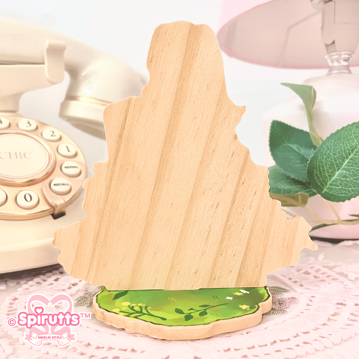 STANDEE / FIGURE - Anime elf girl - Wooden Standee / Anime