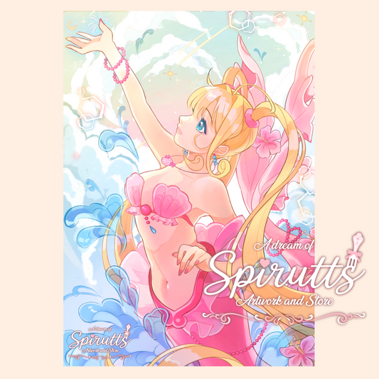 PRINT/POSTER - The legend of the Mermaid~! - thick glossy paper / multiple sizes