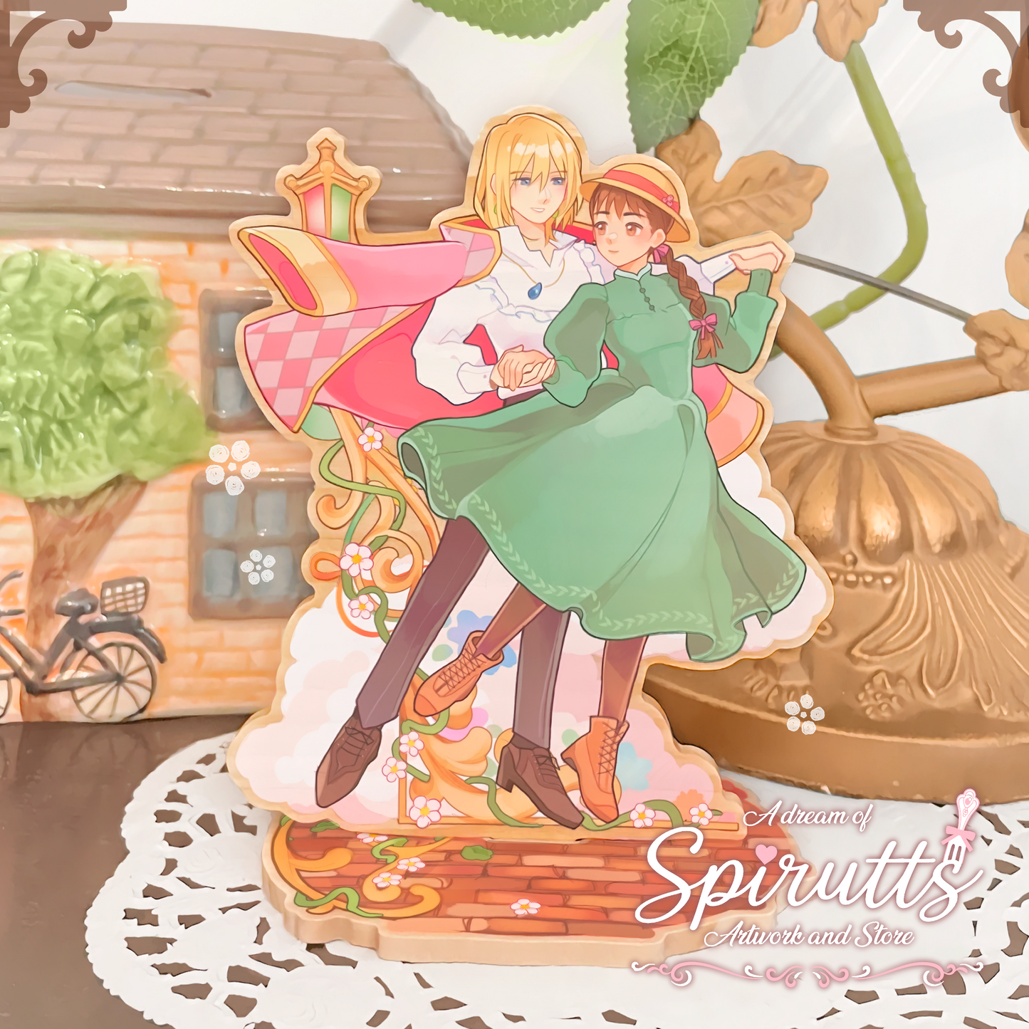 STANDEE / FIGURE - "Find me in the future~!" - Wooden Standee / Desk Display