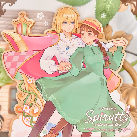 STANDEE / FIGURE - "Find me in the future~!" - Wooden Standee / Desk Display