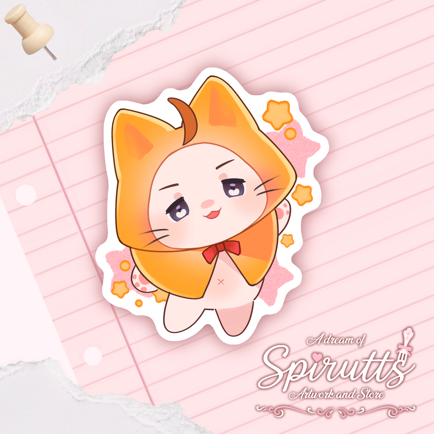 STICKER - Infinity Nikki, Momo~! - Glossy Vinyl