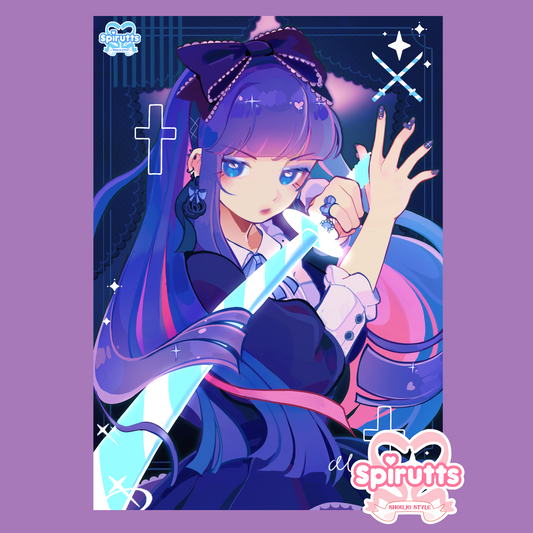 REDUCED - PRINT/POSTER - Stocking ( former version ) - thick glossy paper / multiple sizes