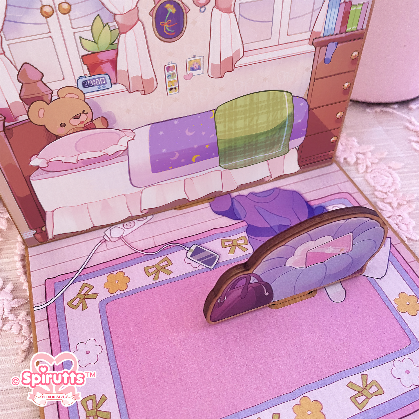 ROOM STANDEE - Bedroom~! / cute / comfy - Synthetic Pinewood / figure display / Multiple pieces