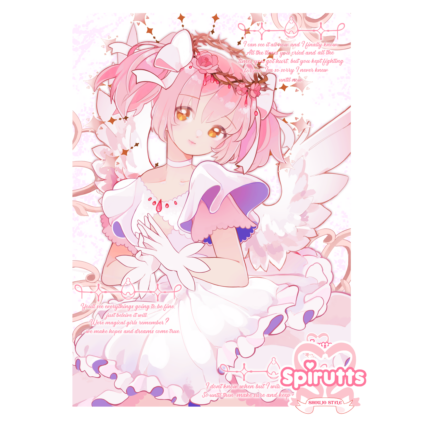 PRINT/POSTER - Goddess Madoka - thick glossy paper / multiple sizes