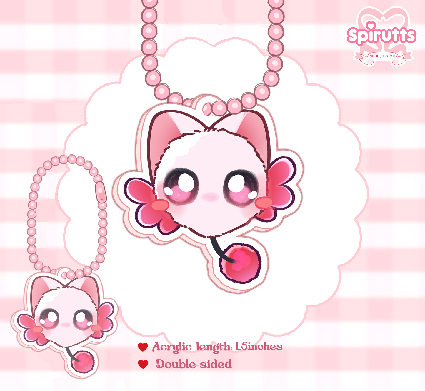 CHIBI CHARMS COLLECTION - MashaMasha! - Double-sided acrylic / Ball-chain