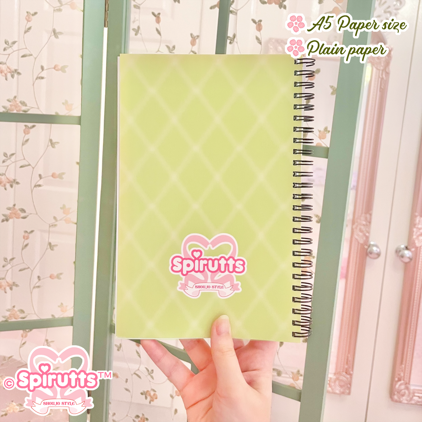 NOTEBOOK - Fairy thoughts! - Lined paper / size: A5 / Spiral Binder