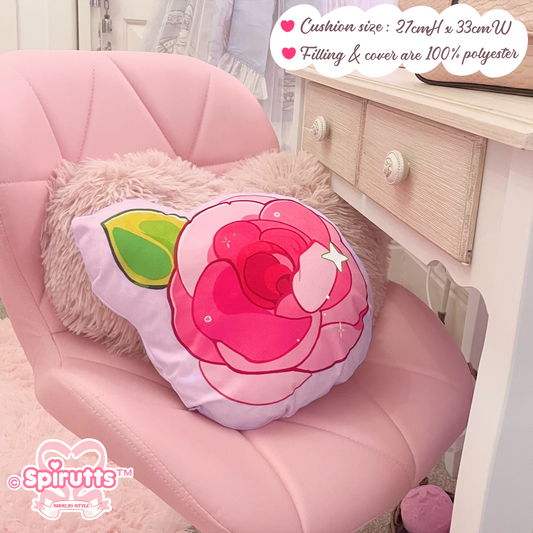 CUSHION(S) - Shoujo Rose! - Soft plush fabric / 100% Poly / Double-sided