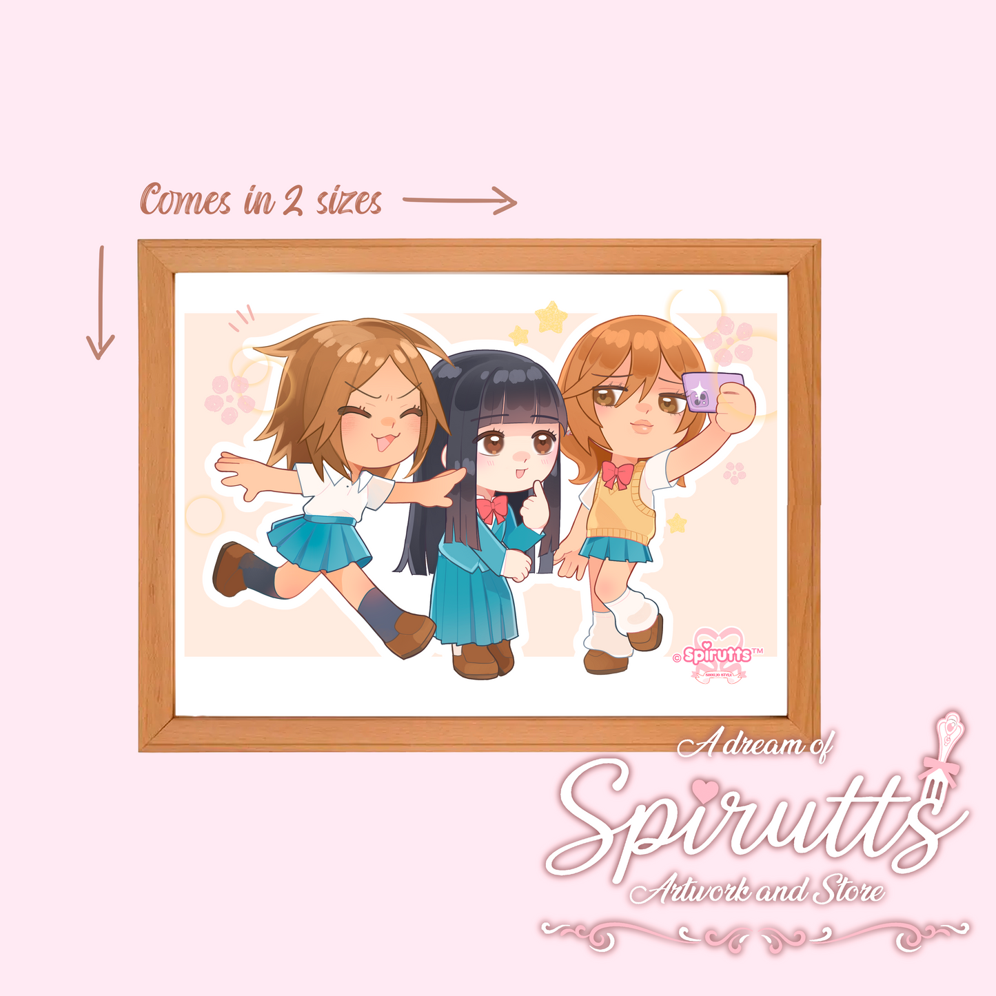 PRINT/POSTER - From me to You... friends only! - thick glossy paper / multiple sizes