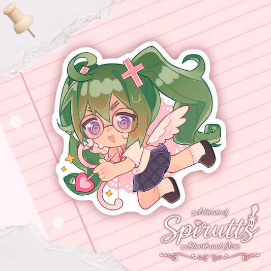 STICKER - Cupid Miku, Confessions of a Rotten Girl~!  - Glossy Vinyl
