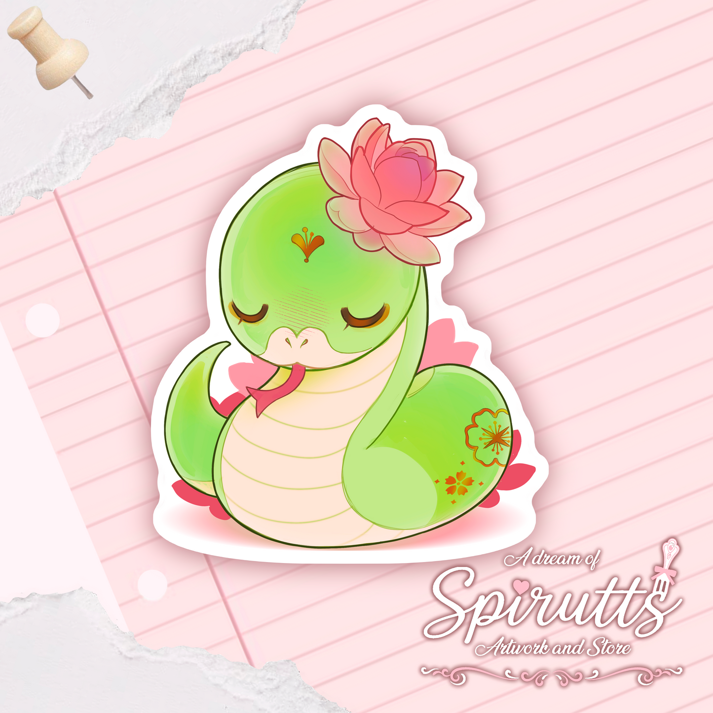 STICKER - Year of the Snake~ Chinese Zodiac  - Glossy Vinyl