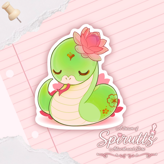 STICKER - Year of the Snake~ Chinese Zodiac  - Glossy Vinyl