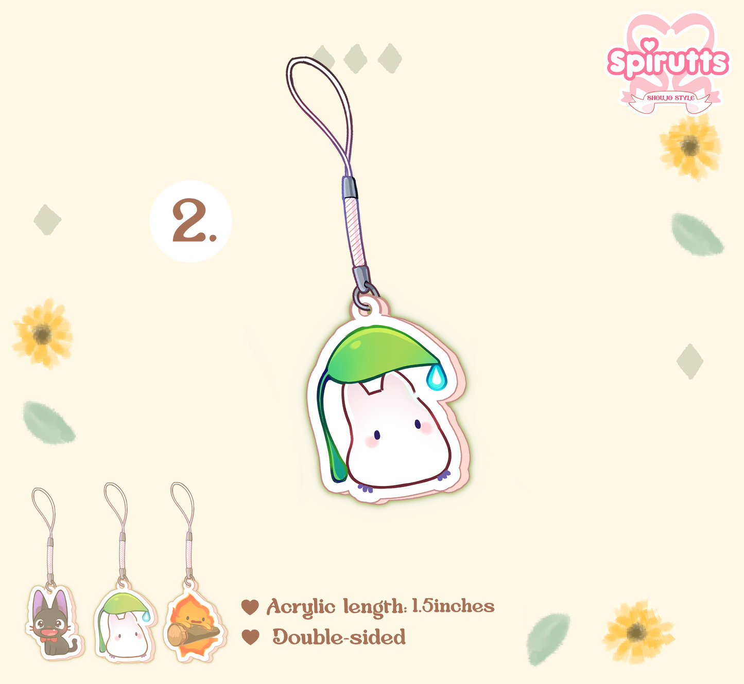 CHIBI CHARMS COLLECTION - Studio characters - Double-sided acrylic/phone-strap