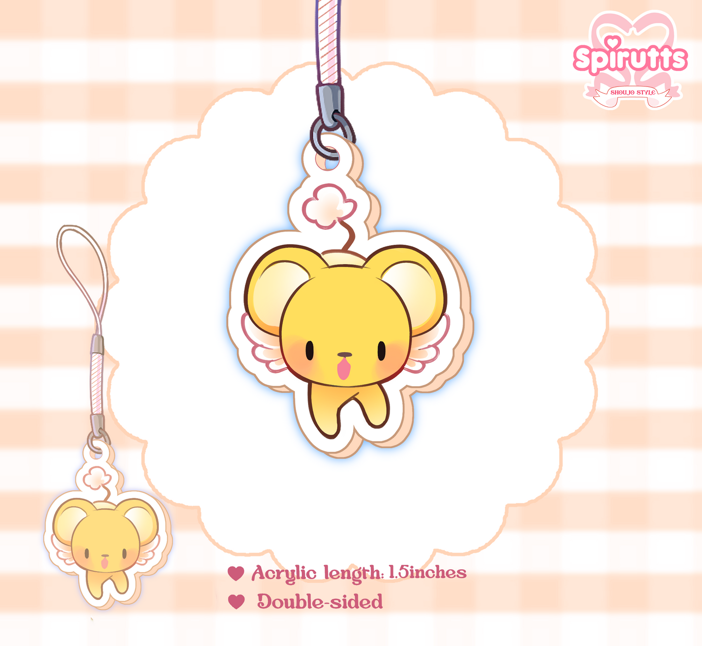 CHIBI CHARMS COLLECTION - KeroKero - Double-sided acrylic/phone-strap